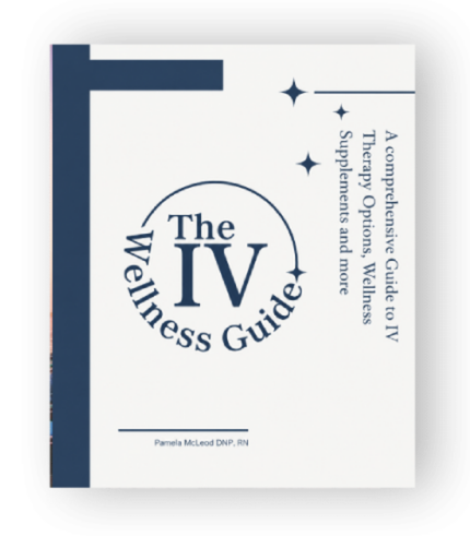 The IV Wellness Guide clinical education reference book by Dr. Pamela McLeod